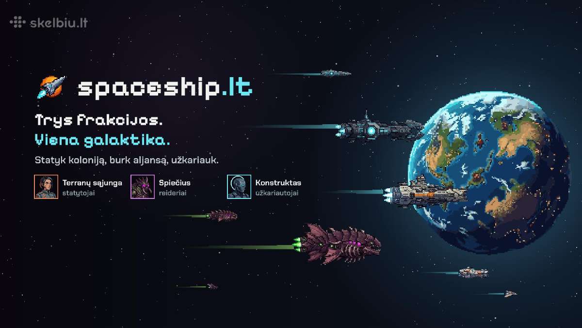 Nemokamas kosmoso strategijos žaidimas naršyklėje - nuotraukos Nr. 2