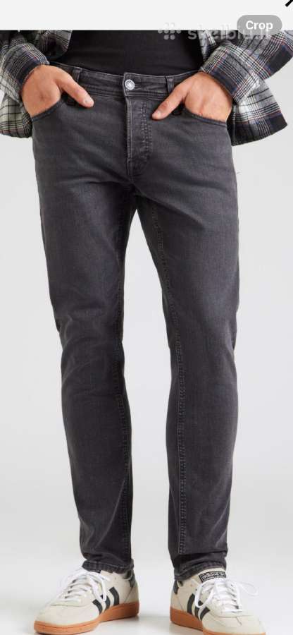 Nauji neispakuoti Jack&jones juodi dzinsai W38/34 - nuotraukos Nr. 2