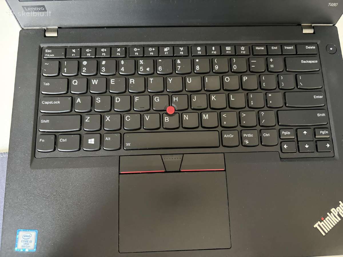 Puikios būklės Lenovo Thinkpad T480 - nuotraukos Nr. 2