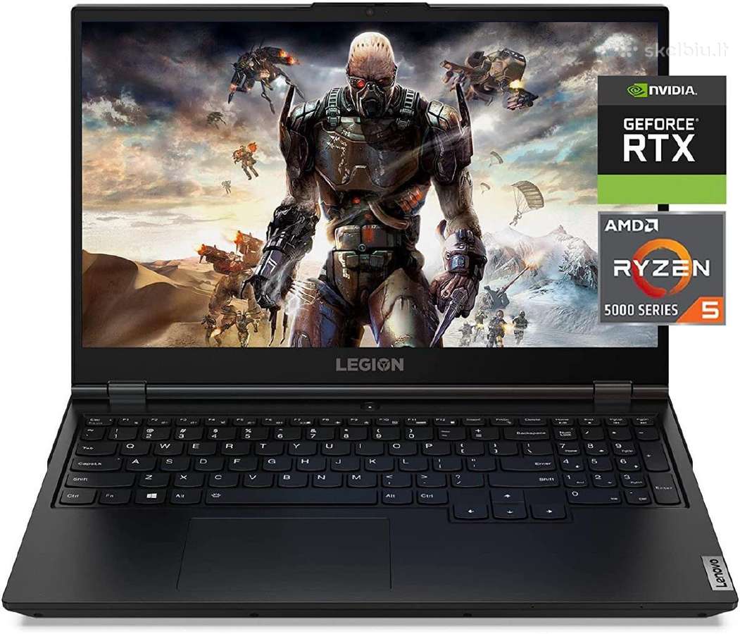 Lenovo Legion 5 Ryzen5 120hz 16gb Rtx3060 Ssd512g - nuotraukos Nr. 2