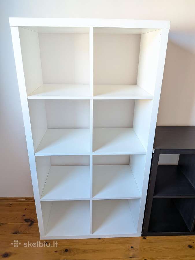 Dvi Ikea Kallax lentynos - nuotraukos Nr. 2