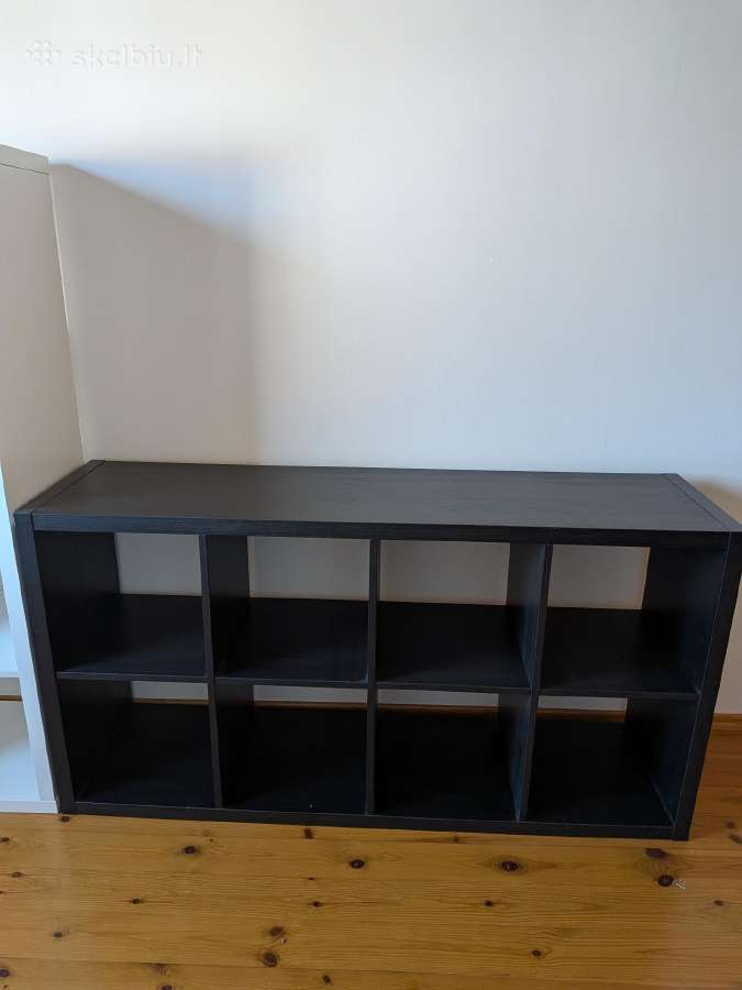Dvi Ikea Kallax lentynos - nuotraukos Nr. 3