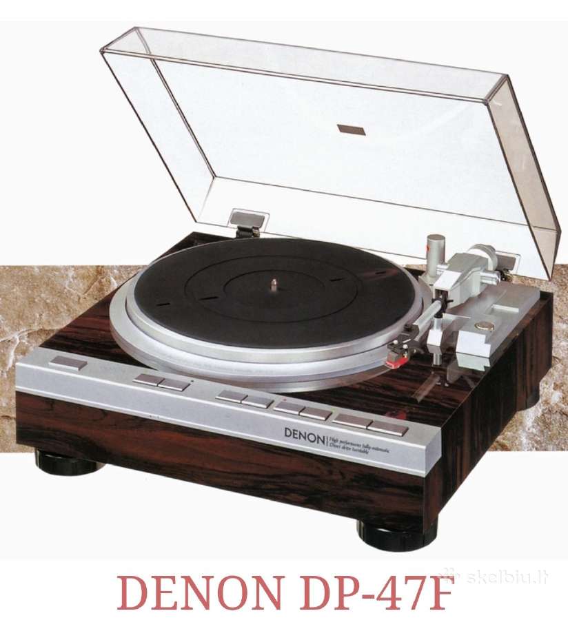 Denon Dp-47f plokštelių grotuvas - nuotraukos Nr. 2