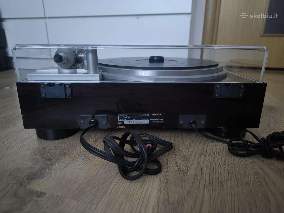 Denon Dp-47f plokštelių grotuvas - nuotraukos Nr. 8