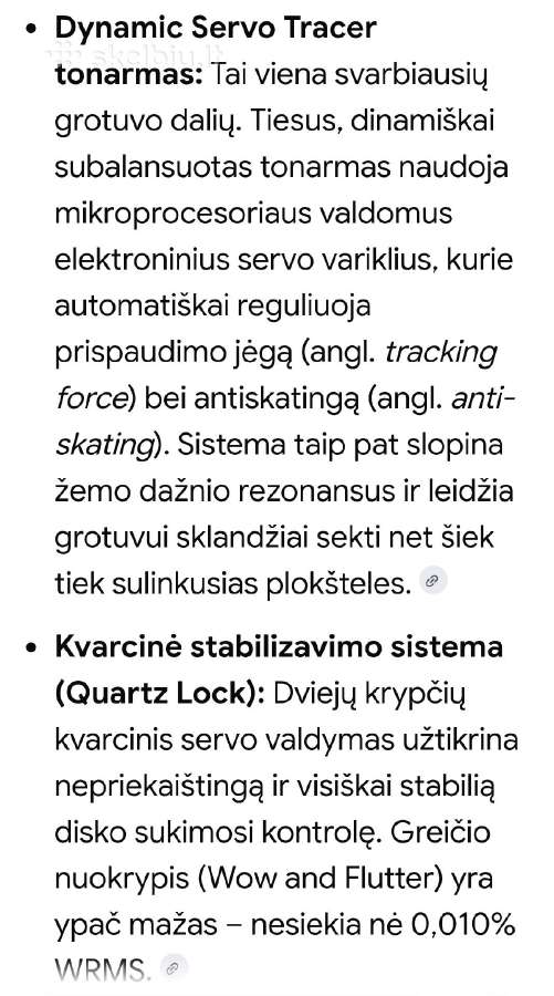 Denon Dp-47f plokštelių grotuvas - nuotraukos Nr. 16