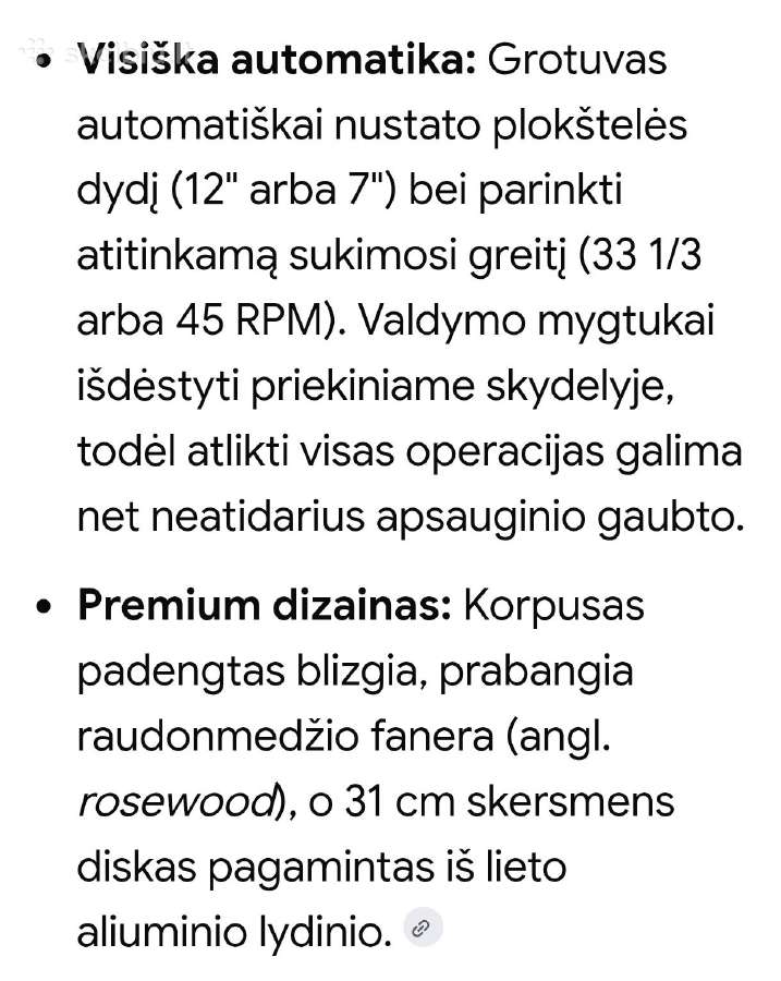 Denon Dp-47f plokštelių grotuvas - nuotraukos Nr. 17
