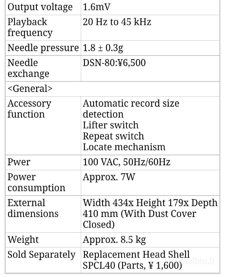 Denon Dp-47f plokštelių grotuvas - nuotraukos Nr. 20