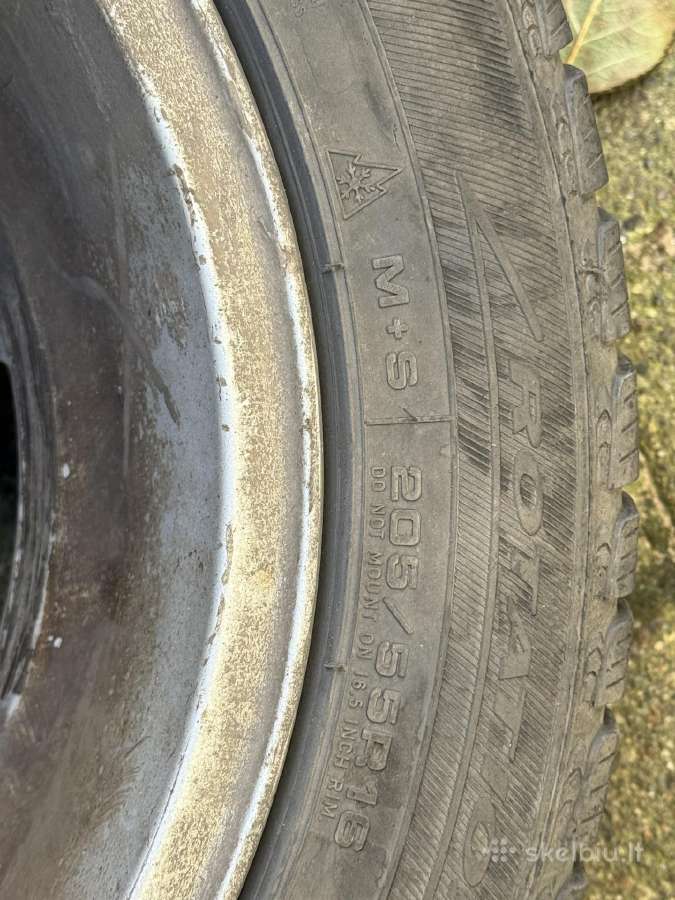 Ratlankiai su žieminėmis padangomis 205/55 R16 - nuotraukos Nr. 4