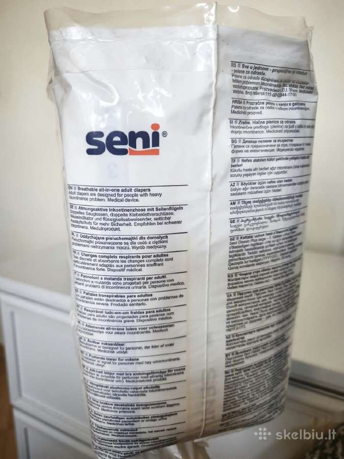 Seni Classic Plus L–suaugusiųjų sauskelnės,30vnt - nuotraukos Nr. 4