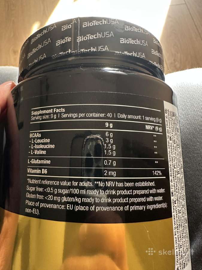 Biotechusa Bcaa Zero 360g. - nuotraukos Nr. 2
