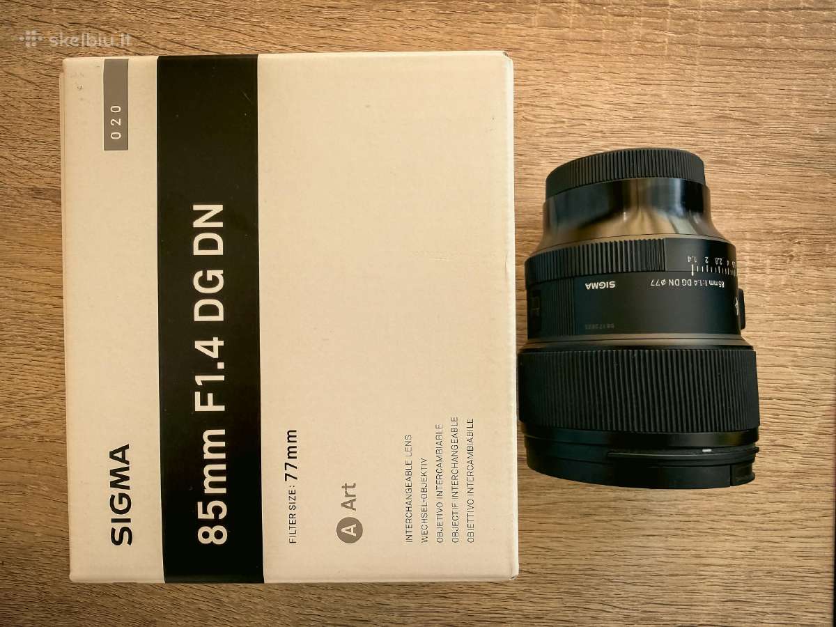 Sigma 85mm Art, F1.4 Dg Dn (Sony mount) - nuotraukos Nr. 2