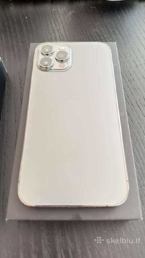 iPhone 12 Pro Max Graphite 128gb (9 Burga cases) - nuotraukos Nr. 4