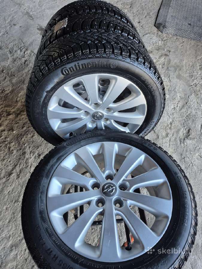 Opel r-17 5-115 zieminis disku padangu komplektas - nuotraukos Nr. 2