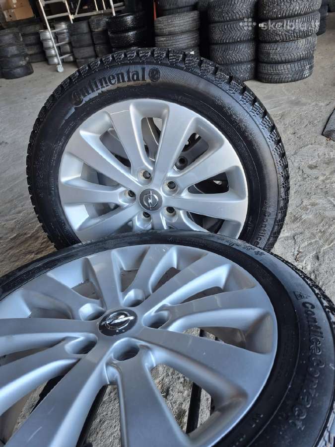 Opel r-17 5-115 zieminis disku padangu komplektas - nuotraukos Nr. 4