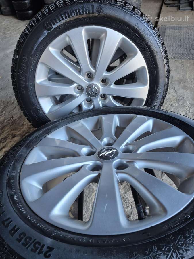 Opel r-17 5-115 zieminis disku padangu komplektas - nuotraukos Nr. 7