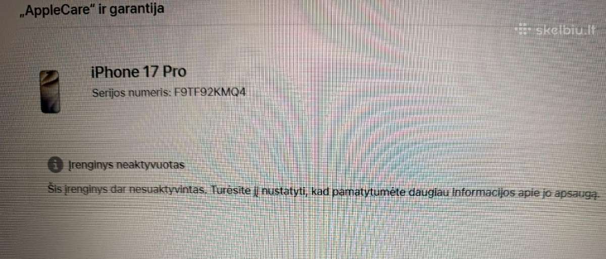 Visiškai naujas iPhone 17 Pro 256gb - nuotraukos Nr. 3