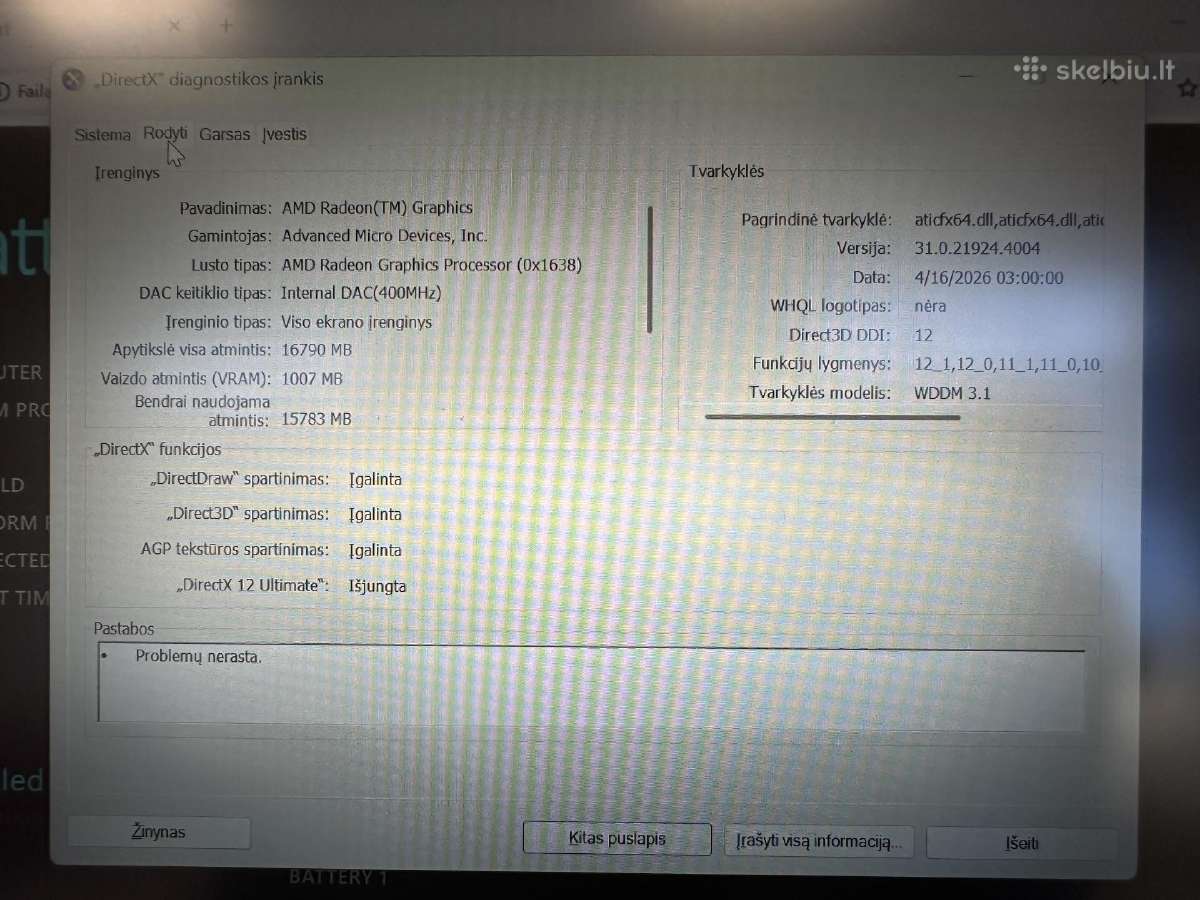 Lenovo Thinkpad T14s Gen 2 Ryzen 7/512gb/32gb - nuotraukos Nr. 5