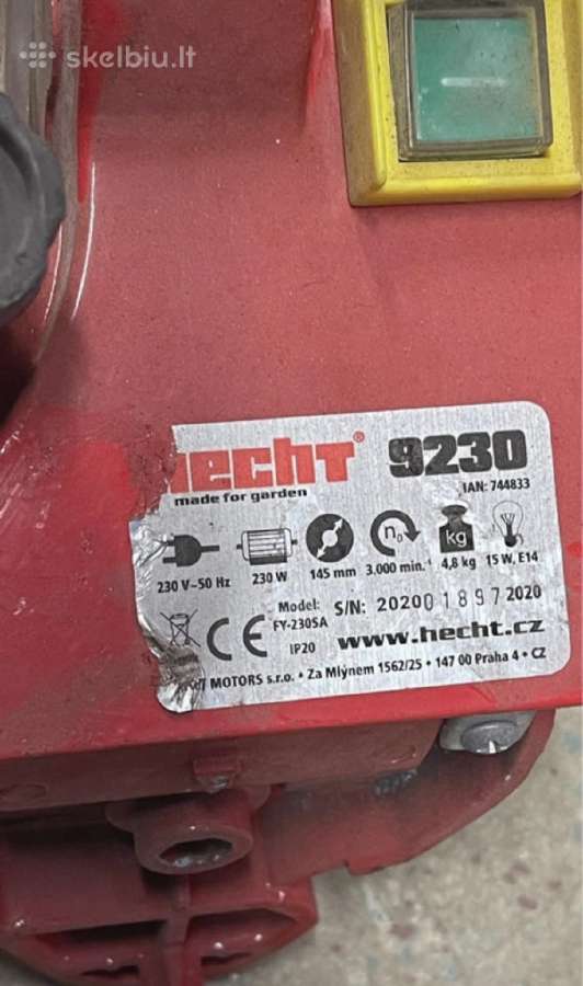 Naujas Hecht 9230 grandinių galąstuvas, 230 W - nuotraukos Nr. 8