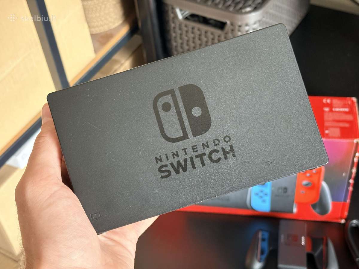 Apynaujis Nintendo Switch V2 32gb Neon Blue & Red - nuotraukos Nr. 8