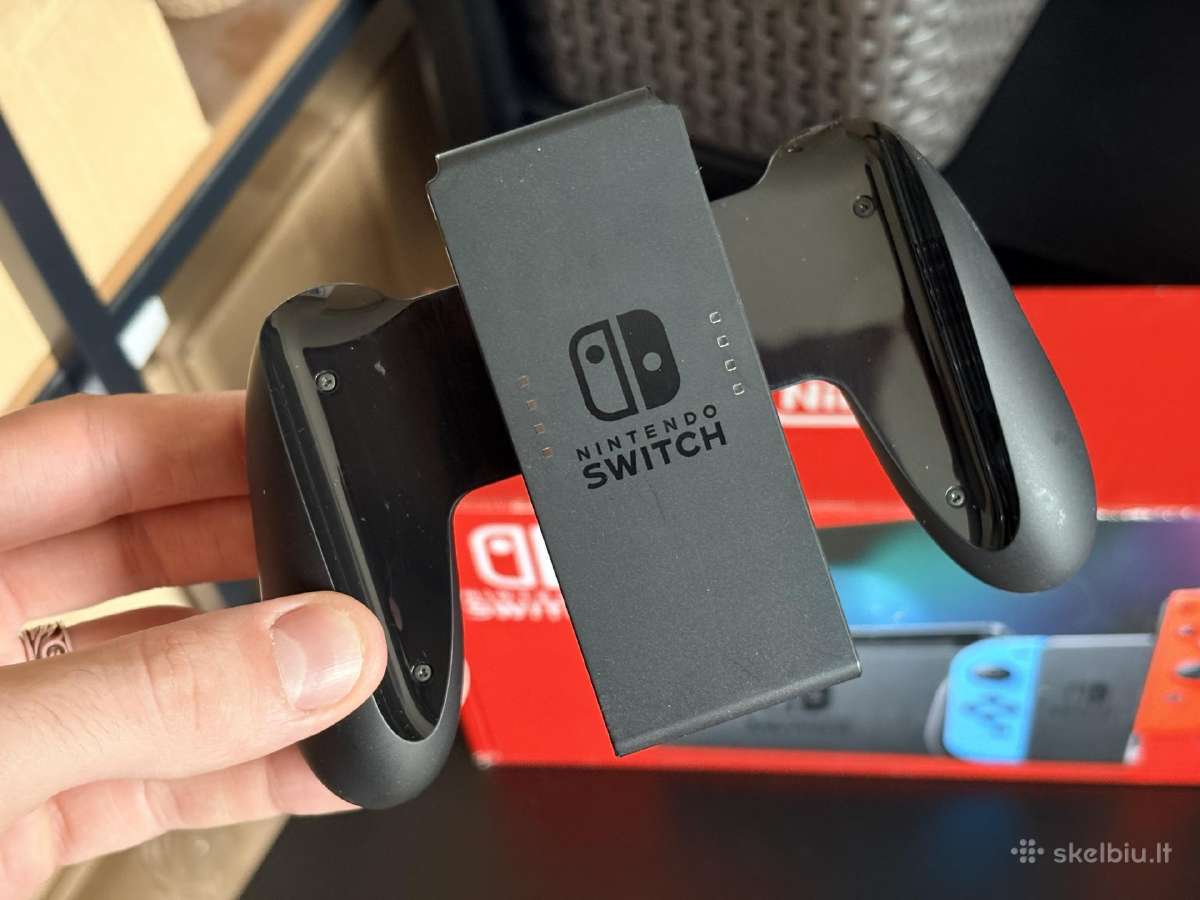 Apynaujis Nintendo Switch V2 32gb Neon Blue & Red - nuotraukos Nr. 10