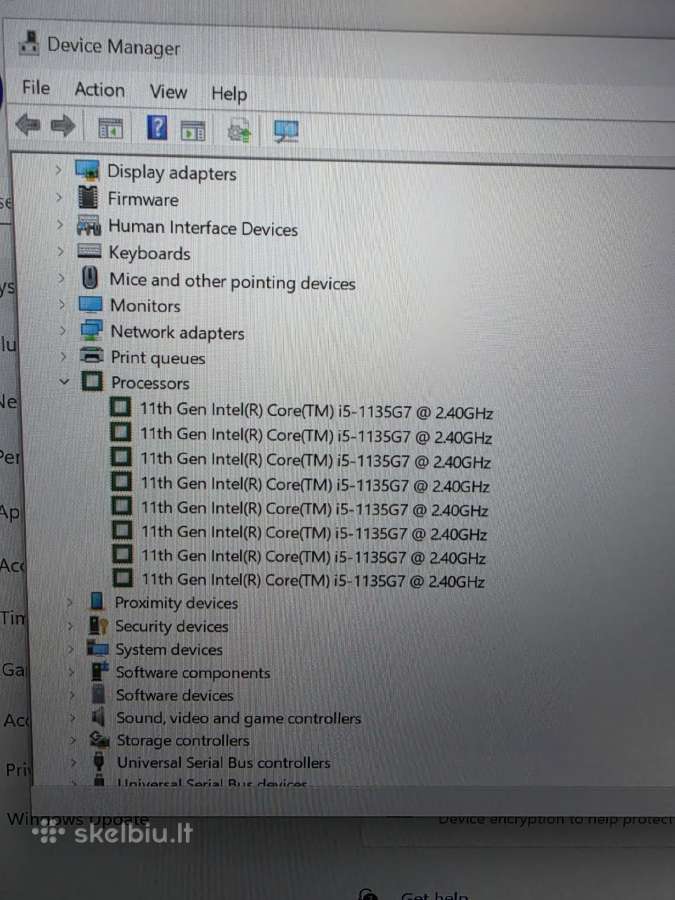 Lenovo X1 Carbon Gen 9. i5- 1135g7. - nuotraukos Nr. 8