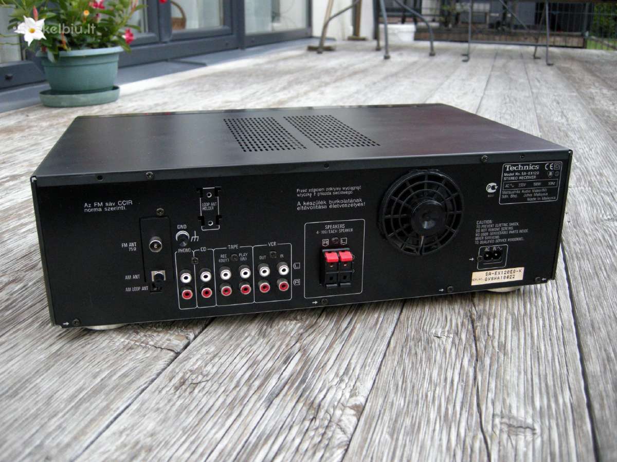 Technics Sa-ex120 Stereo Resyveris - nuotraukos Nr. 3