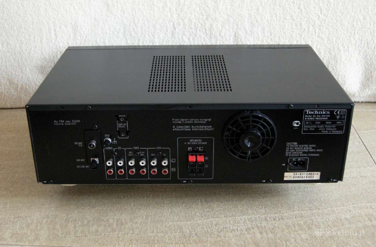 Technics Sa-ex120 Stereo Resyveris - nuotraukos Nr. 6
