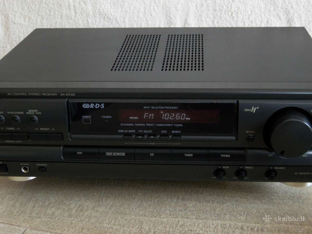 Technics Sa-ex120 Stereo Resyveris - nuotraukos Nr. 2