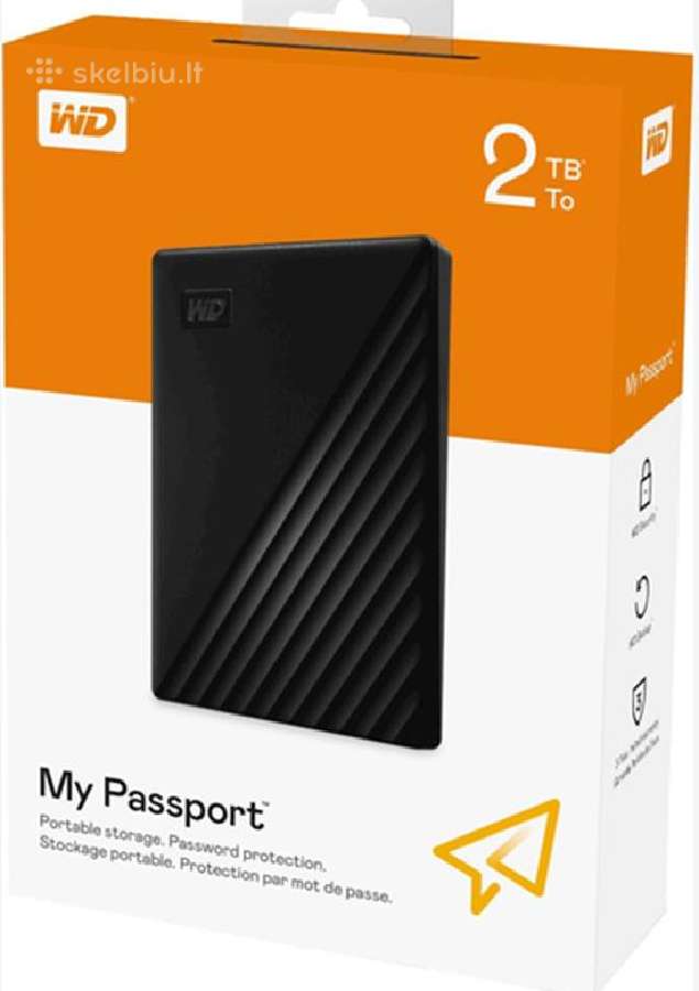 Išorinis kietasis diskas Wd My Passport -2tb - nuotraukos Nr. 2
