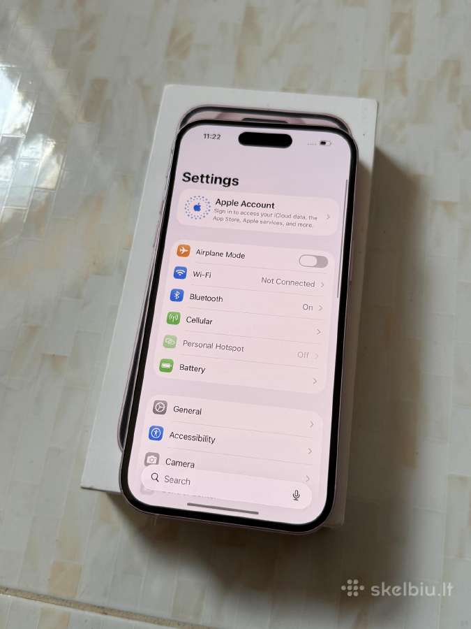 iPhone 15 128gb Pink - nuotraukos Nr. 4