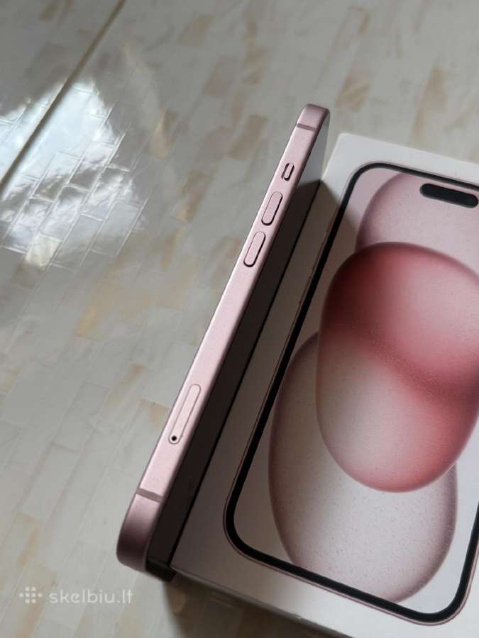 iPhone 15 128gb Pink - nuotraukos Nr. 5