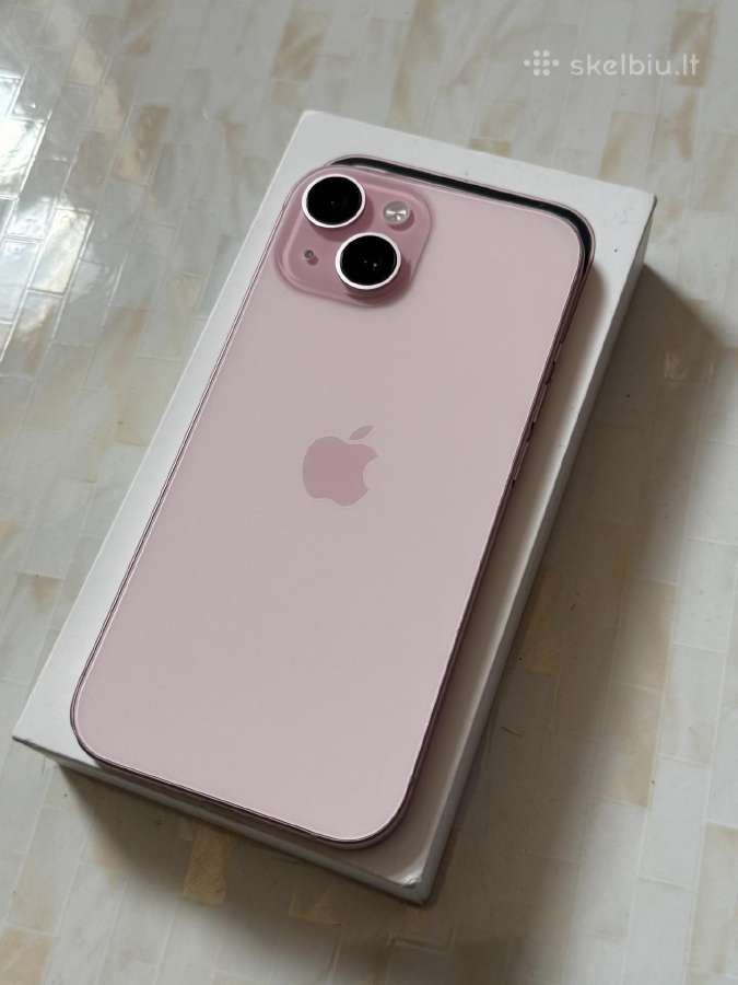 iPhone 15 128gb Pink - nuotraukos Nr. 6