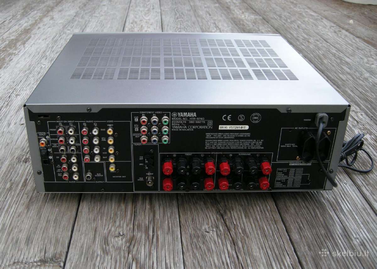 Yamaha Htr 5740 6.1 resyveris - nuotraukos Nr. 7
