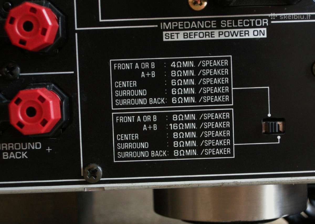 Yamaha Htr 5740 6.1 resyveris - nuotraukos Nr. 8