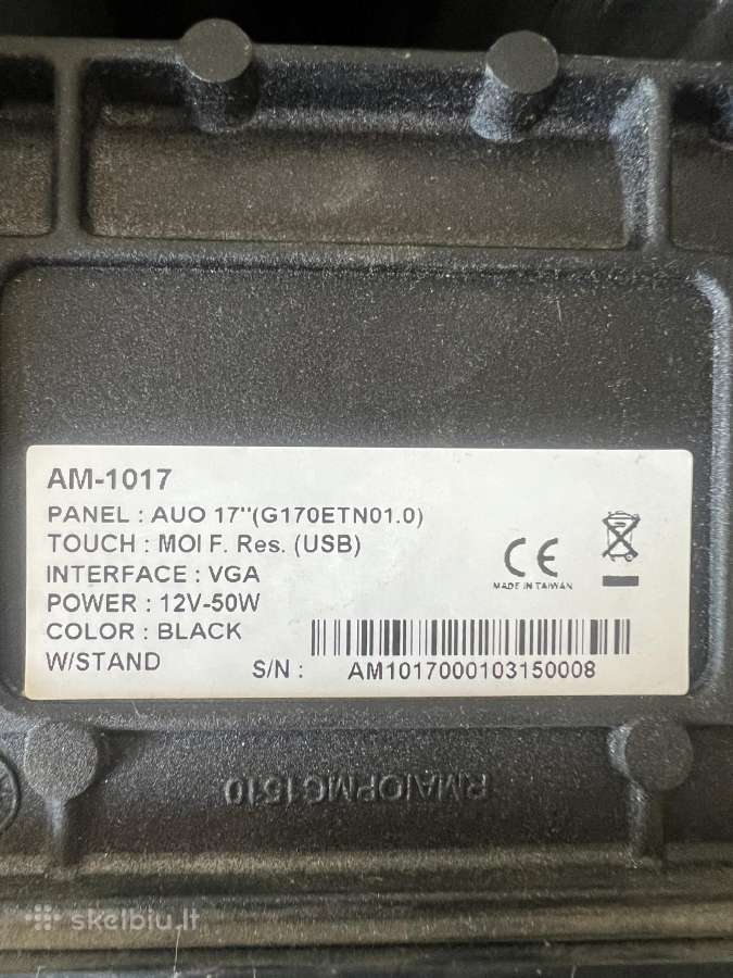 Fec Am-1017 17 Touchscreen monitorius - nuotraukos Nr. 3