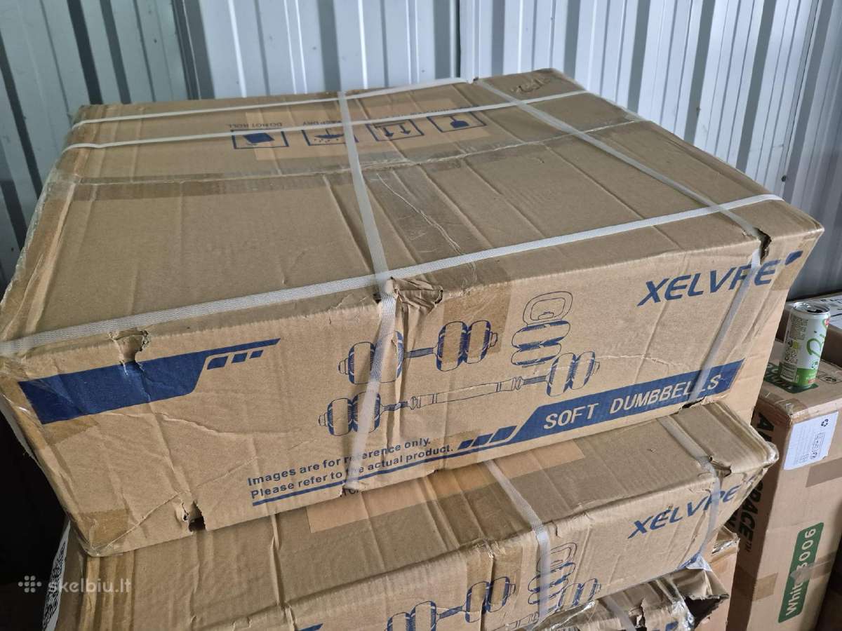 Minkštų hantelių ir štangos komplektas – 20 kg - nuotraukos Nr. 3