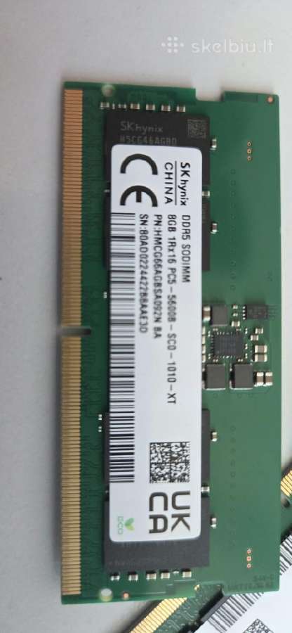 Ddr5 8gb 5600 RAM Samsung ir Sk hynix - nuotraukos Nr. 3