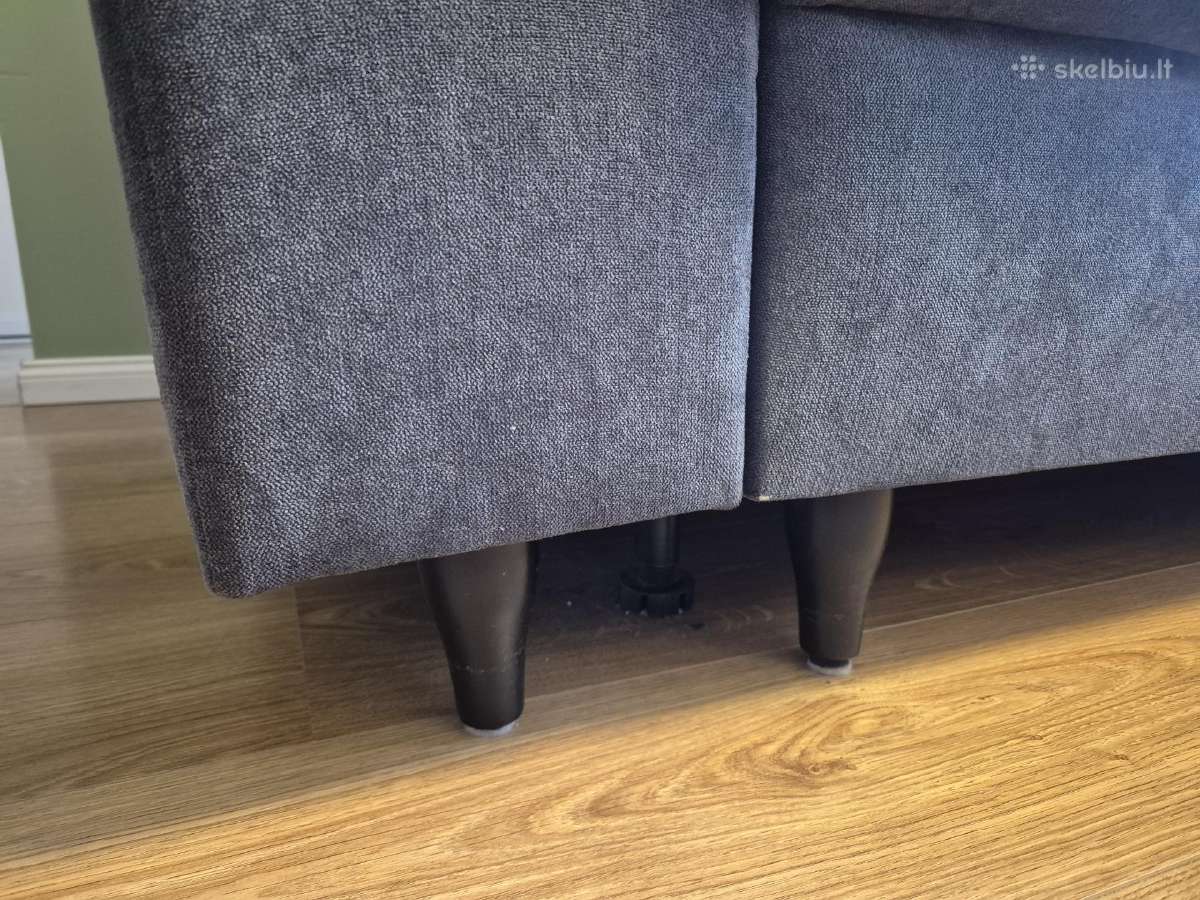 Pilka sofa/lova/kampas - nuotraukos Nr. 5