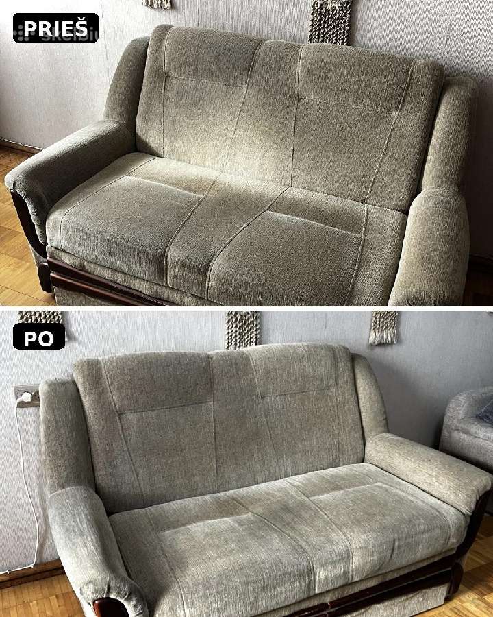 Baldų cheminis valymas Klaipėda - nuotraukos Nr. 8
