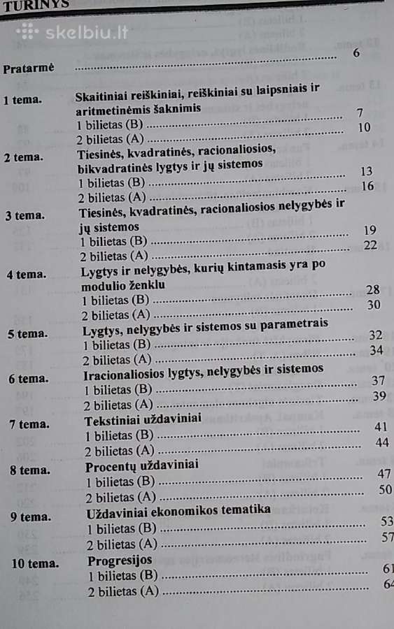 Matematikos teminio kartojimo uždavinynas 11-12 kl - nuotraukos Nr. 3