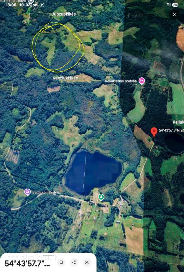 3,9835 ha žemės ūkio paskirties sklypas Trakų raj. - nuotraukos Nr. 8