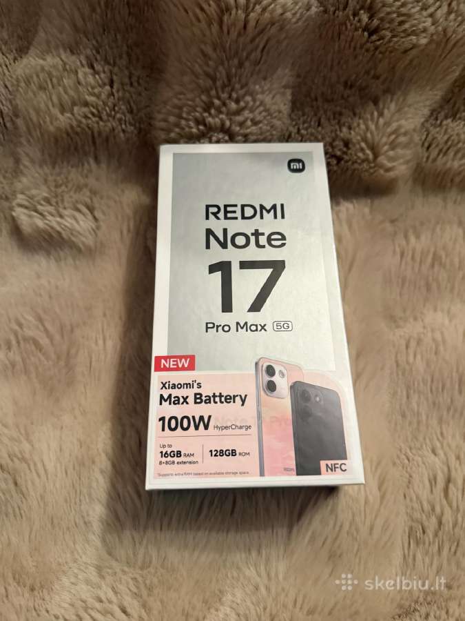 Xiaomi Redmi Note 17 Pro Max -Naujas, Neispakuotas - nuotraukos Nr. 2