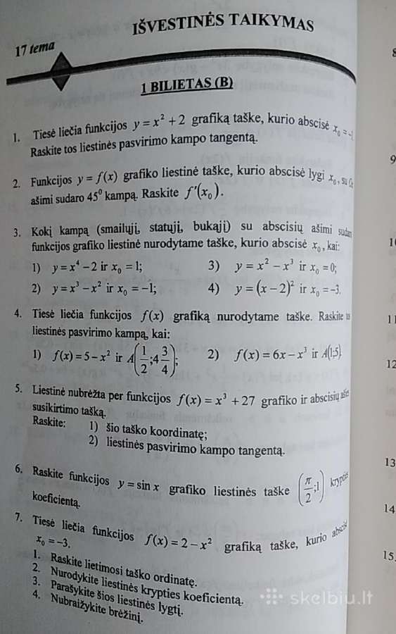 Matematikos teminio kartojimo uždavinynas 11-12 kl - nuotraukos Nr. 8