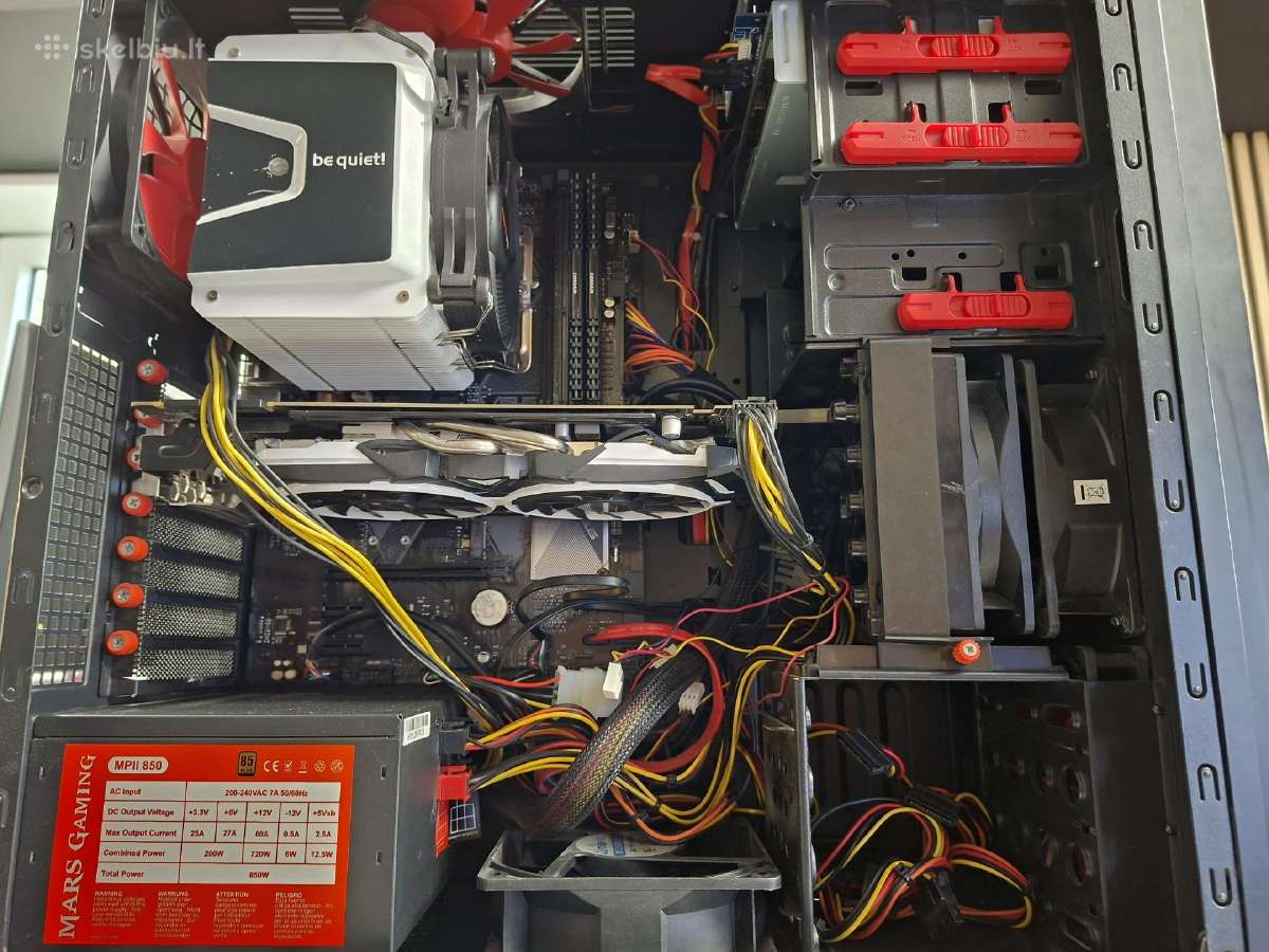 Žaidimų kompiuteris i7-8700k, gtx 1070 8g - nuotraukos Nr. 6