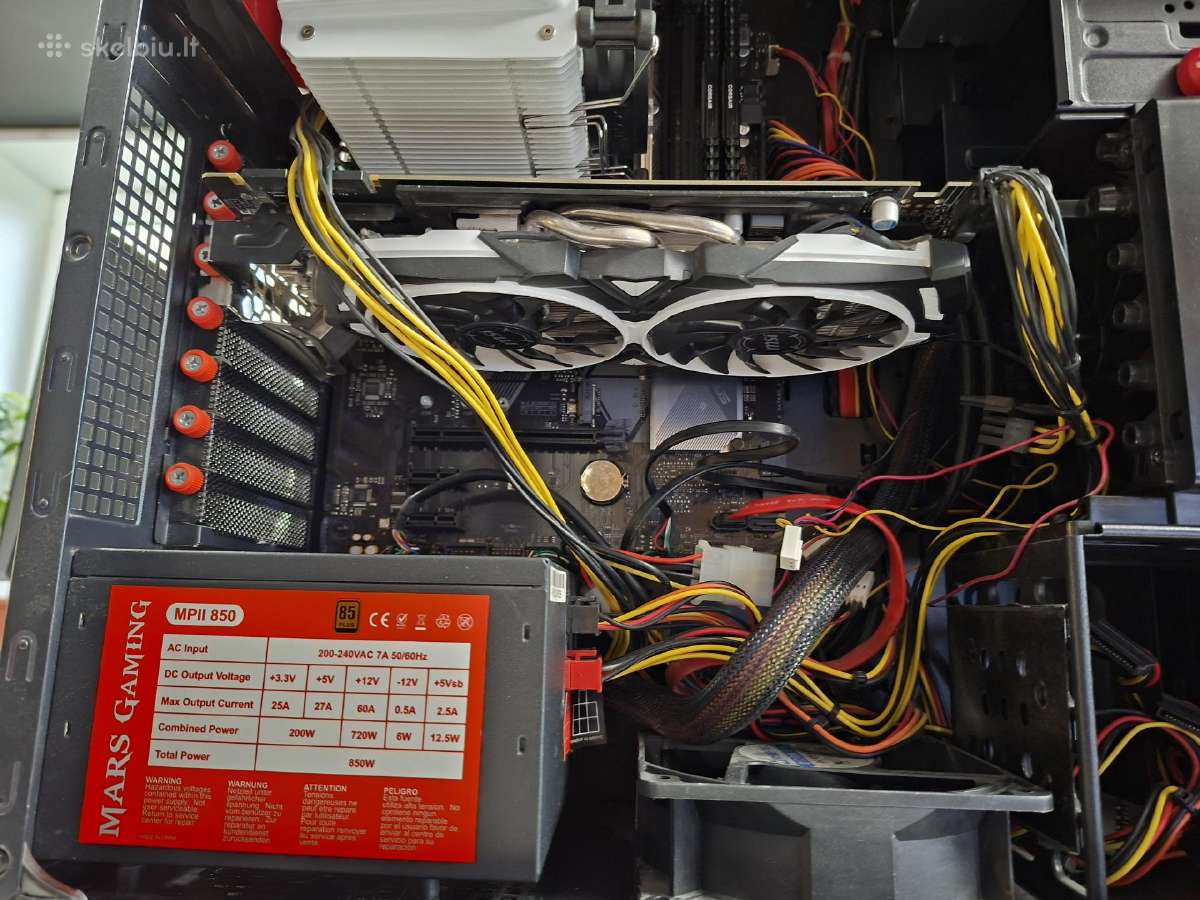 Žaidimų kompiuteris i7-8700k, gtx 1070 8g - nuotraukos Nr. 8
