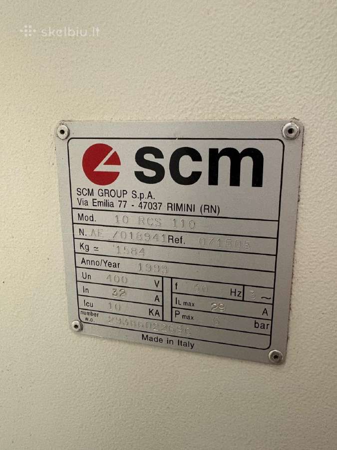 Kalibravimo šlifavimo staklės Scm Sandya 10 Rcs 11 - nuotraukos Nr. 5