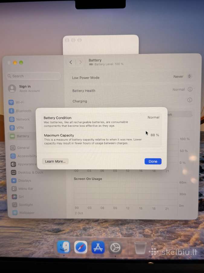 Parduodu MacBook Pro 14 M3 Pro 18gb RAM / 512gb Ss - nuotraukos Nr. 6