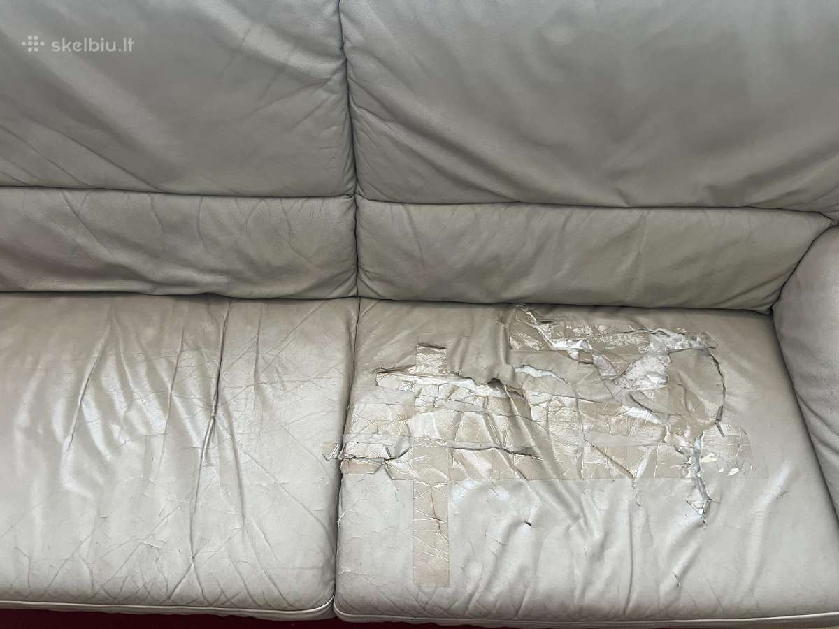 Odinė trivietė sofa - nuotraukos Nr. 3