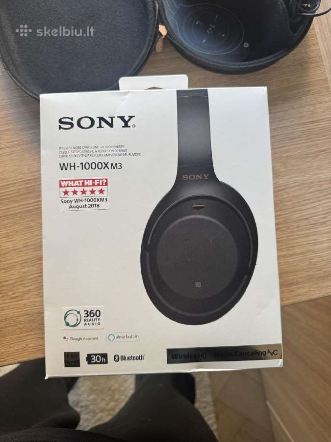 Sony Wh-1000xm3 ausines - nuotraukos Nr. 4