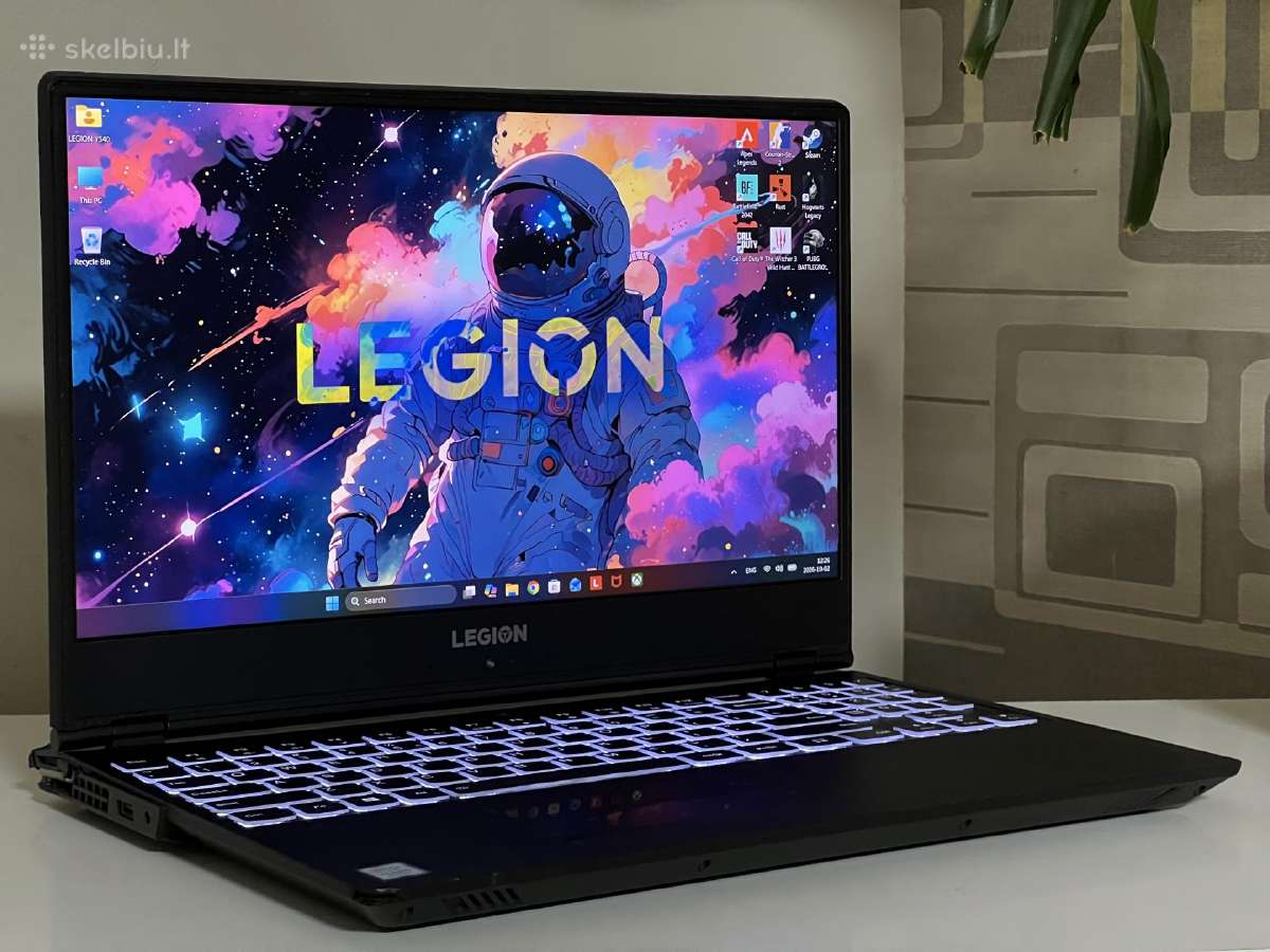 Parduodamas Legion Y540 su Gtx 1650, I5, 16/512gb. - nuotraukos Nr. 2